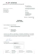 Verkehrsfähigkeitsbescheinigung Topinambur-Pulver, 75 g