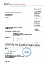 Verkehrsfähigkeitsbescheinigung БАД Lymphosan C Balance 