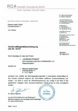 Verkehrsfähigkeitsbescheinigung БАД Lymphosan N Support, 90 г