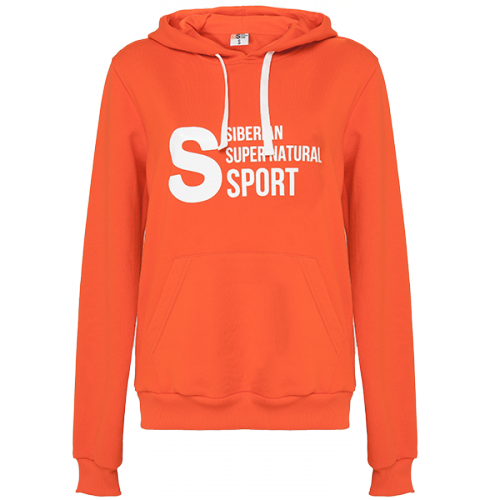 orange color sweatshirt