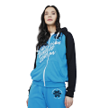 Sweatshirt for women (color: blue, size: M)