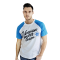 Siberian Super Team T-shirt for men (color: white, size: L)