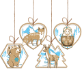 Christmas Decorations Set, 4 pcs. 